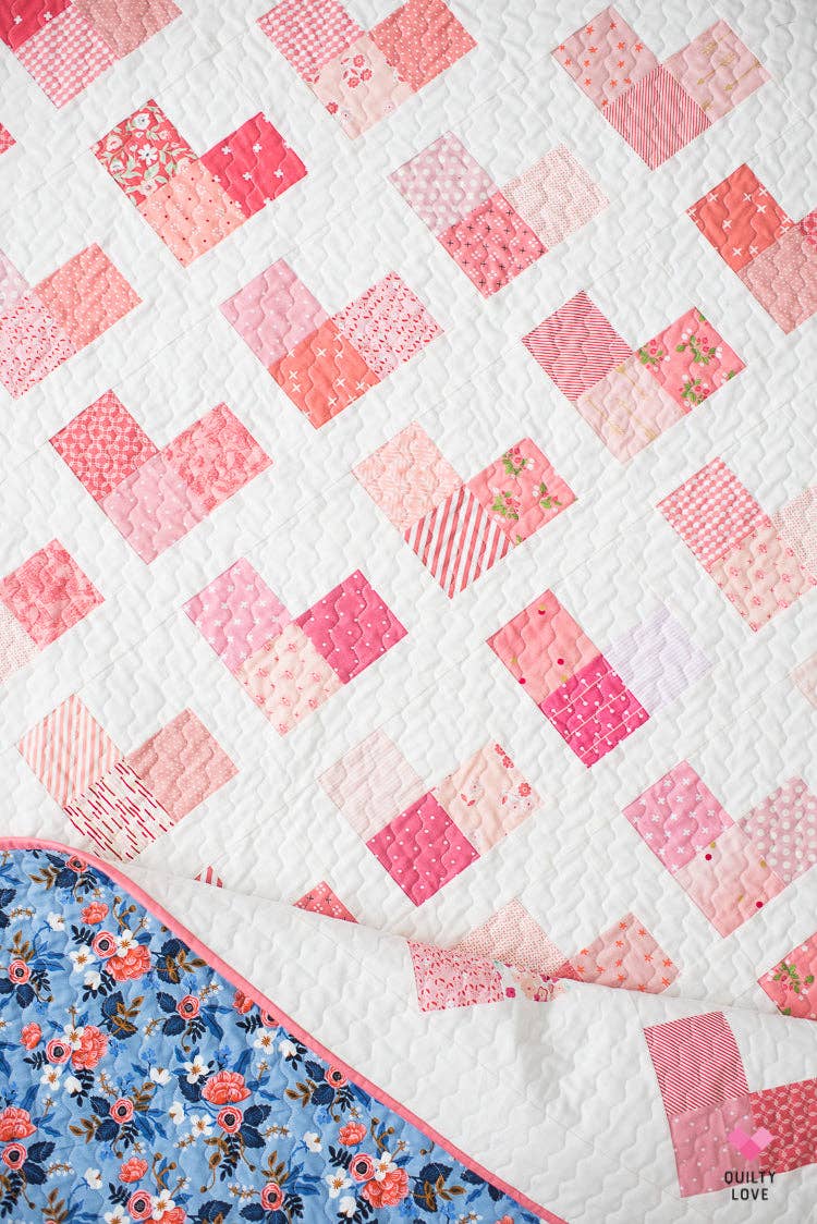 Quilty Hearts PAPER Quilt Pattern