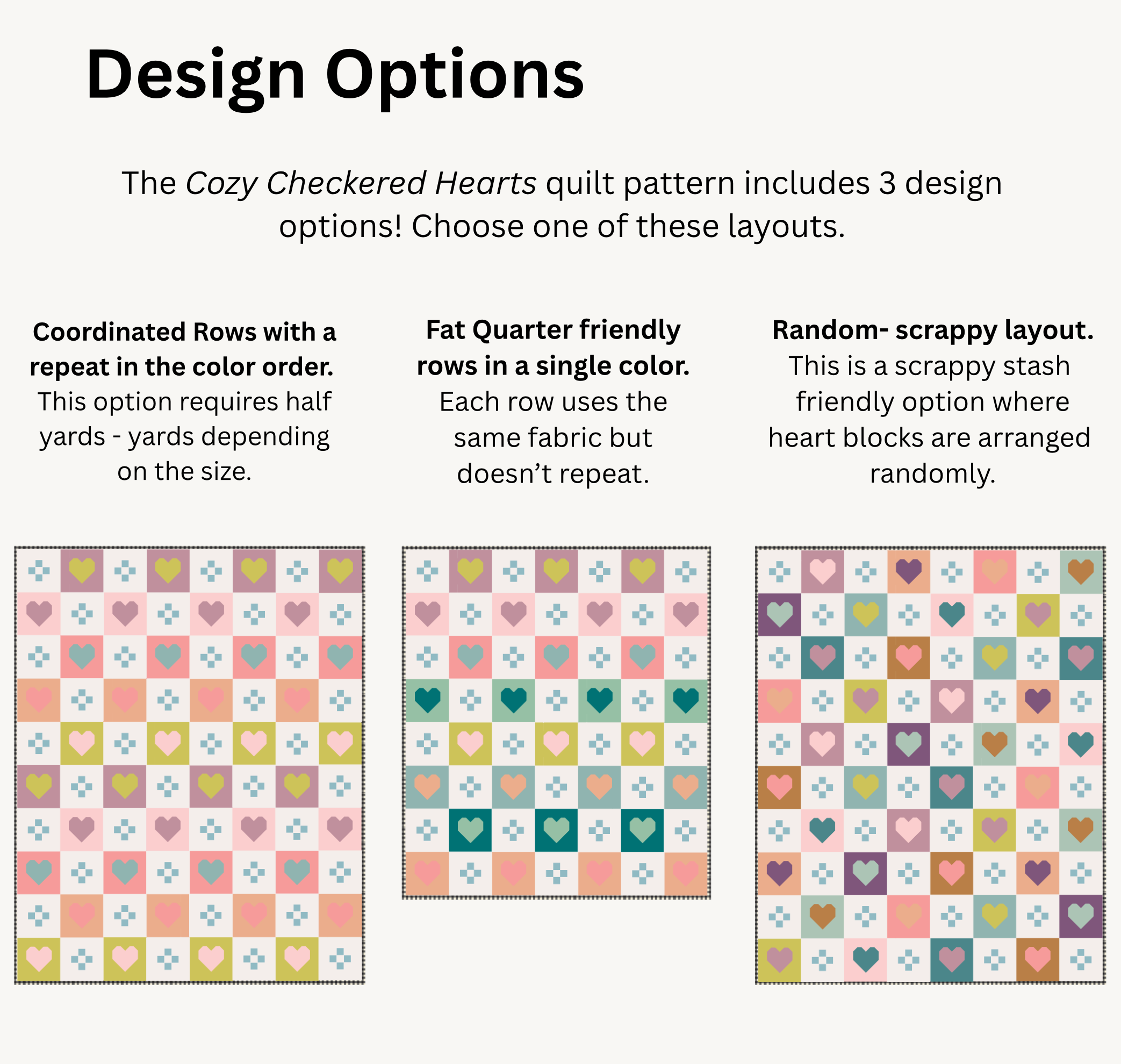 Cozy Checkered Hearts